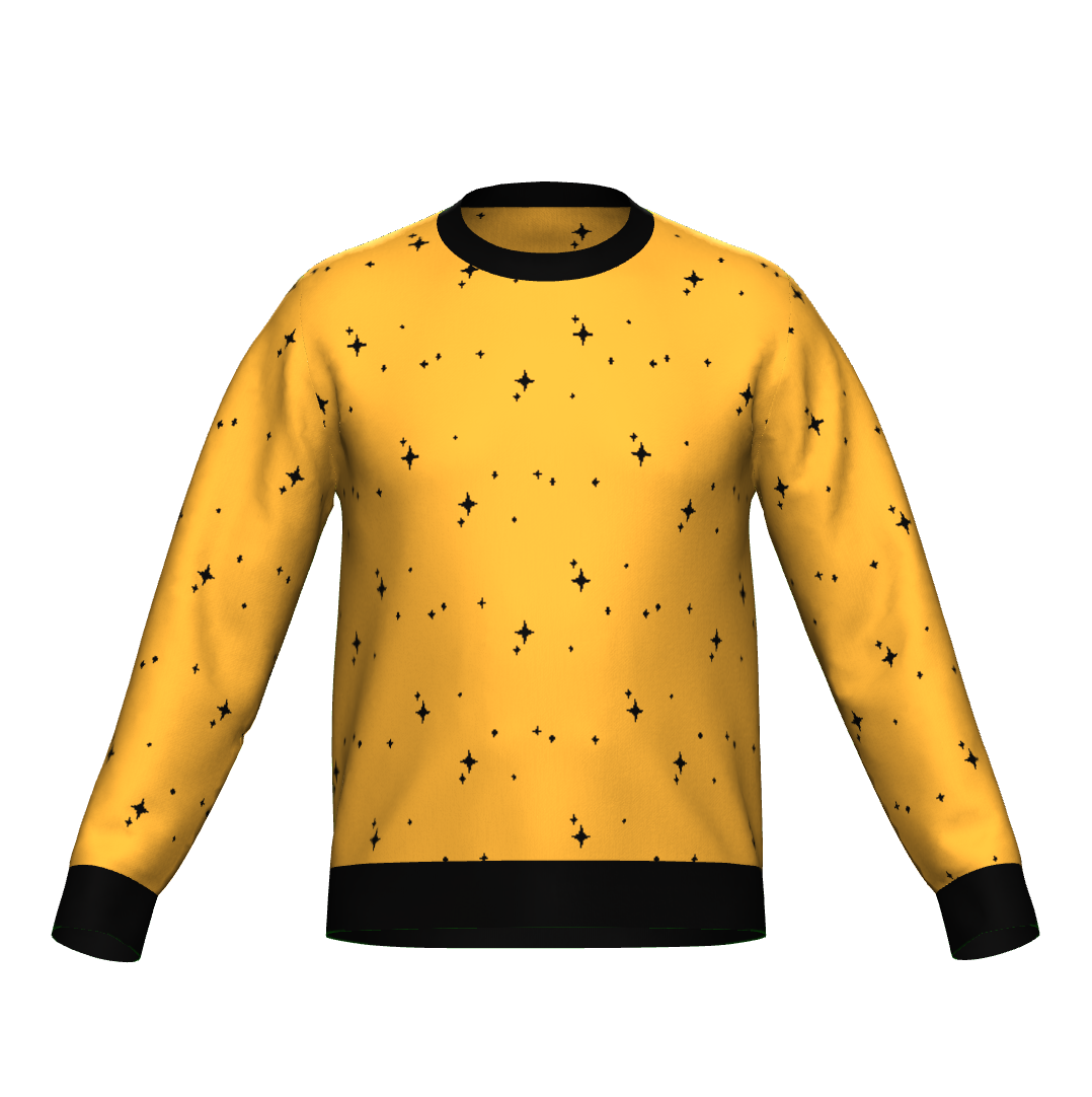 Starry Night Yellow & Black