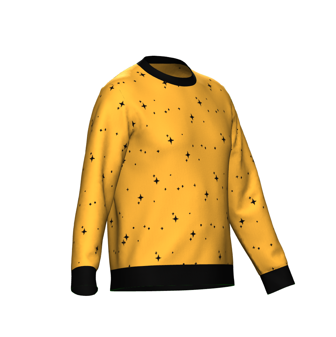 Starry Night Yellow & Black