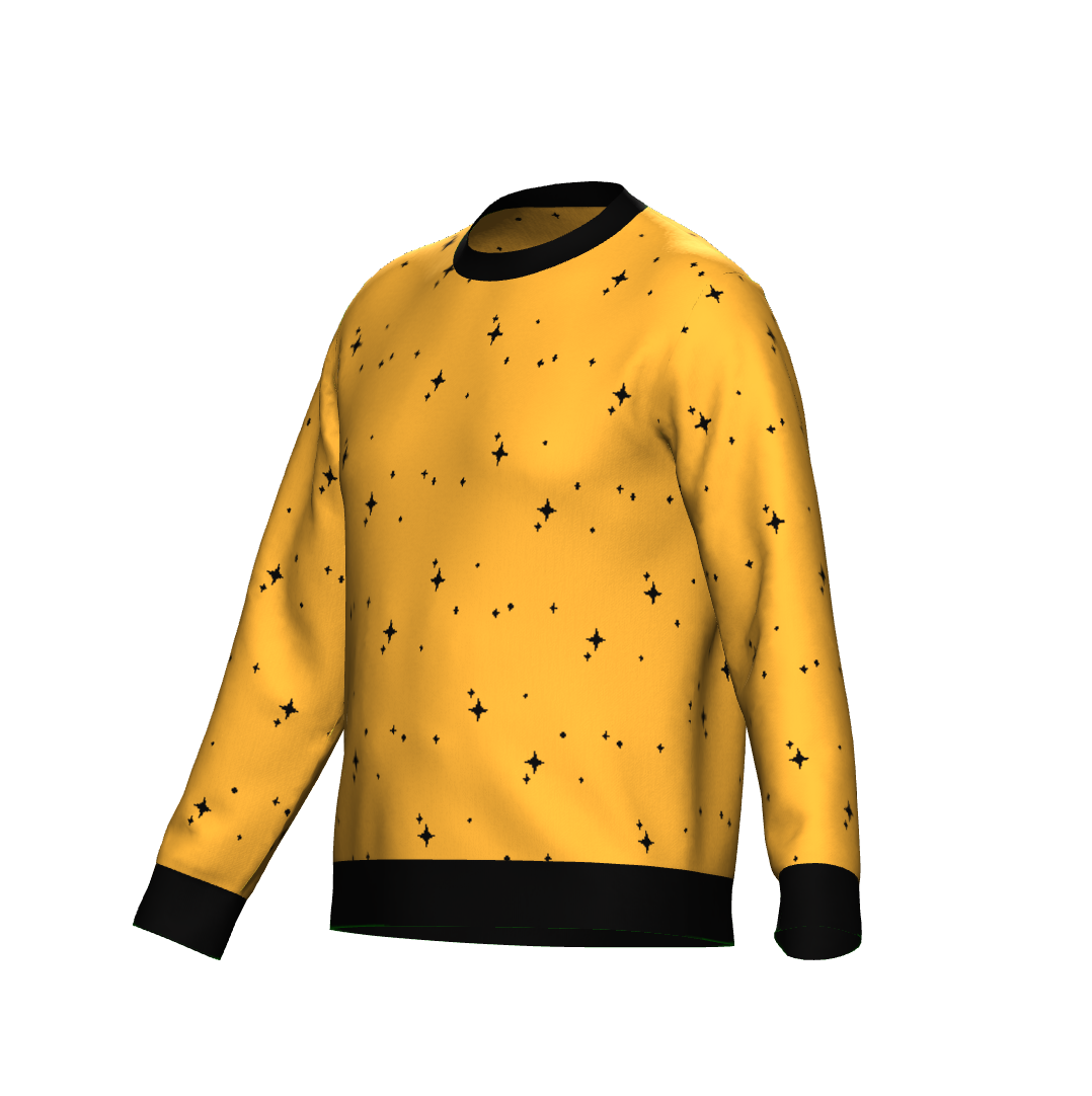 Starry Night Yellow & Black