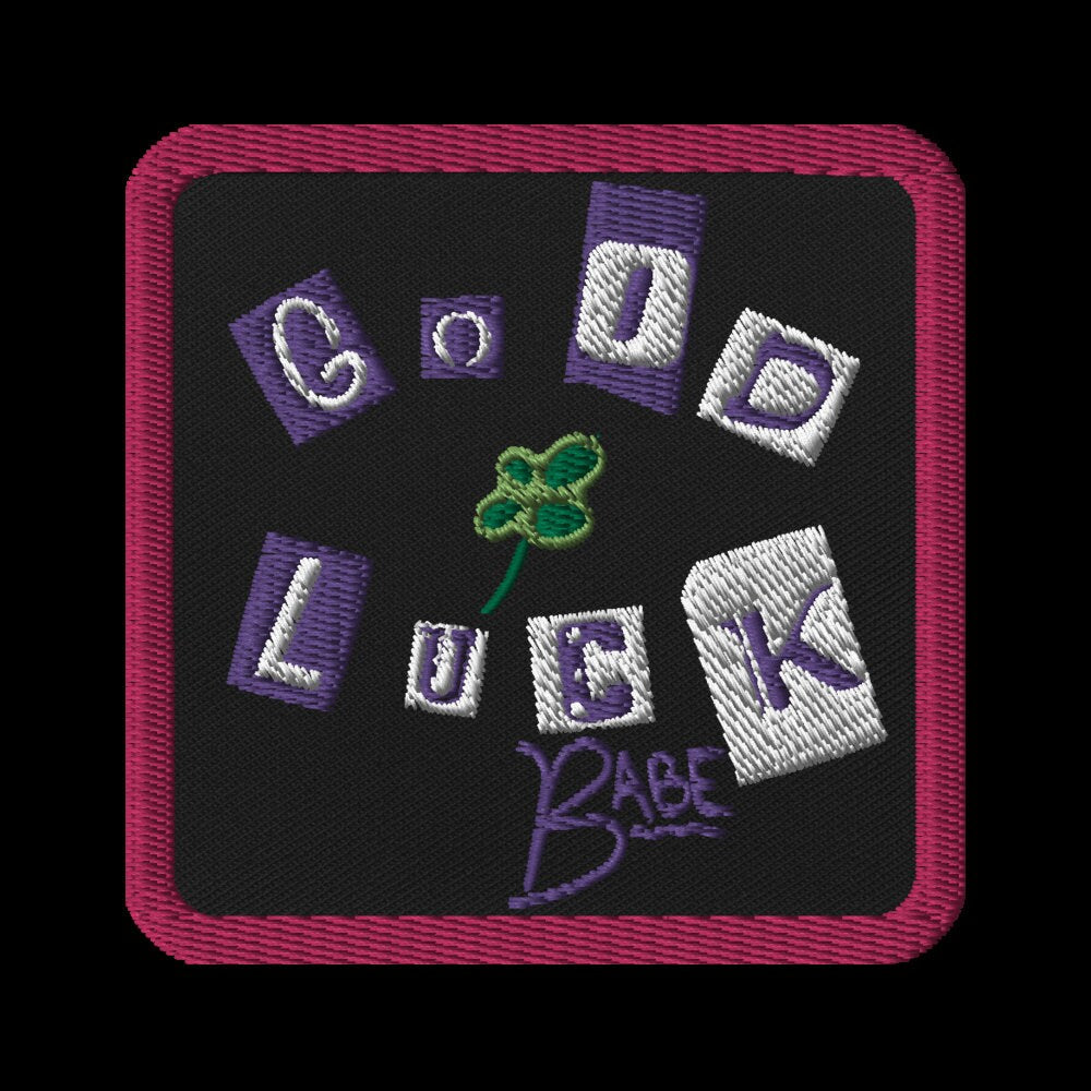 Chappell Roan Good Luck, Babe Embroidered Patch